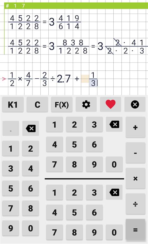 Explore many other math calculators, as well as hundreds of calculators addressing topics such as finance. Fraction calculator Free - Android Apps on Google Play