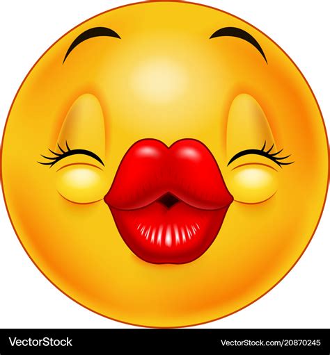 Blowing Kiss Emoji Svg