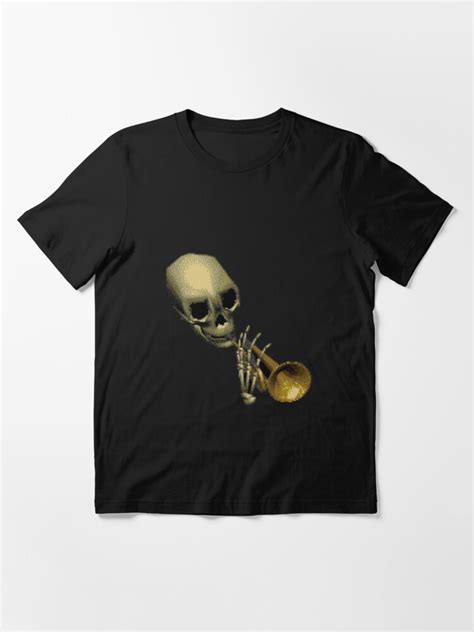 Doot Trumpet Skeleton Tee T Shirt T Shirt For Sale By