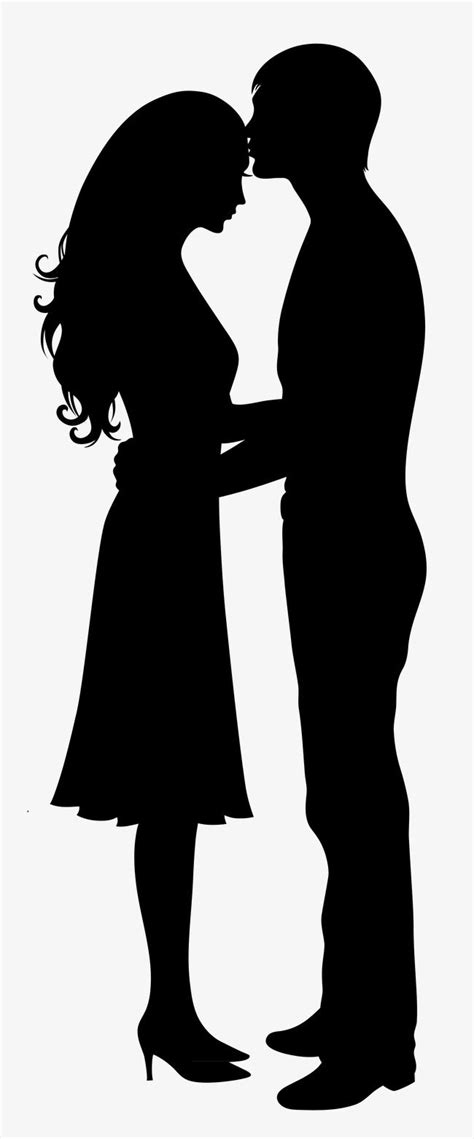 Couple Silhouette Figures Png And Clipart Couple Silhouette