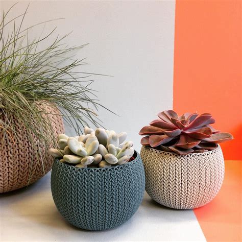 Jake And Maya Collective On Instagram Knit Planters By Curver Texture