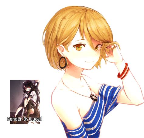 Deviantart is the world's largest online social community for artists and art enthusiasts, allowing people to connect through the creation and sharing of art. Anime Girl with Short Hair Render by LgeLuceil on DeviantArt