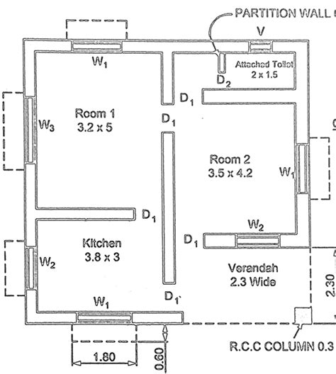 Estimation of a Residential Building by Long wall Short wall method