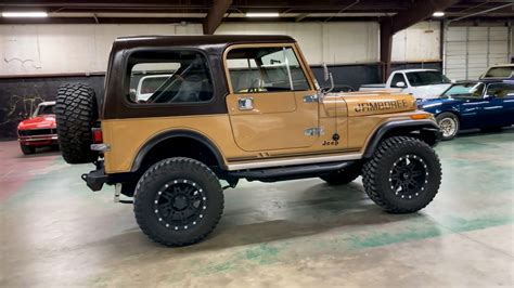 Jacked Up 1982 Jeep Cj 7 Jamboree 4x4 Looks Ready For Scouting The