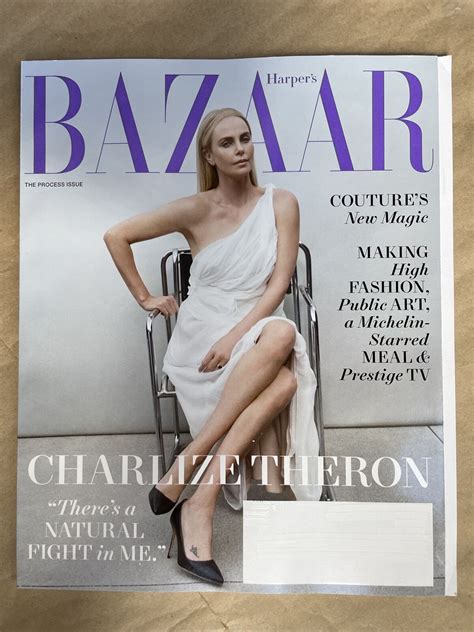 Harpers Bazaar Magazine October 2022 New Ship Free Cover Charlize