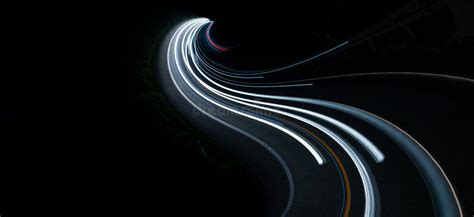 Lights Of Cars With Night Long Exposure Stock Image Image Of Night