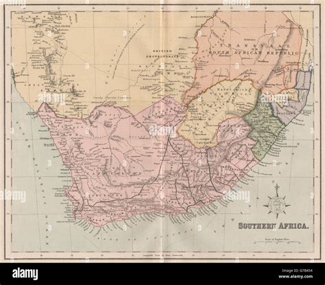 Map Of Africa 1890 Hi Res Stock Photography And Images Alamy