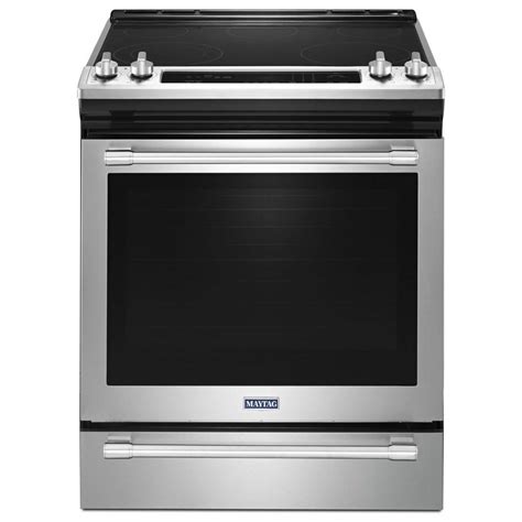 Maytag Mes8800fz 30 Inch Wide Slide In Electric Range With True