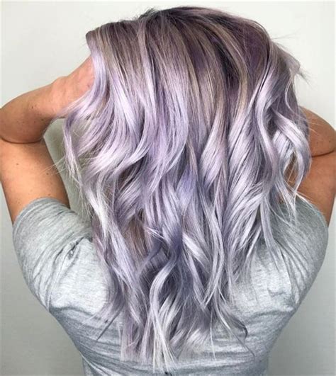 80 Chic Ombre Lavender Hairstyles With Highlights Trend In 2019 Lilac Hair Lilac Hair Color