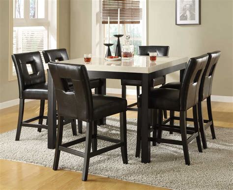 Counter height table and chair set 3 pc. Homelegance Archstone Counter Height Dining Set D3270-36 ...