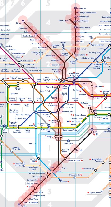 Northern Line Tube Map Map Of The World