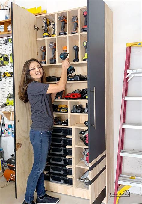 DIY Charging Station Tool Storage Cabinet Thdprospective