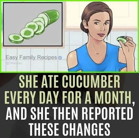 She Ate Cucumber Every Day And Then Everybody Noticed That She Has Changed