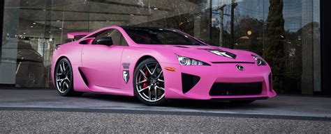 Worlds First Matte Pink Lexus Lfa