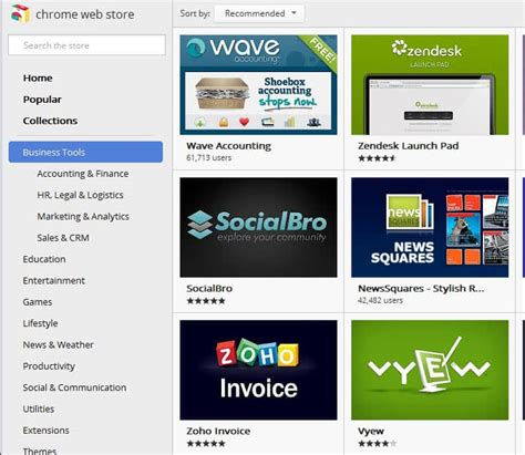 Chrome Web Store Gets Subcategories But Not For Extensions Ghacks
