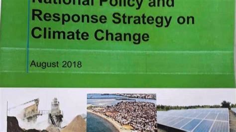 National Policy And Response Strategy On Climate Change United