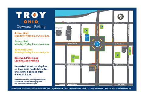 Downtown Parking Map Troy Oh Official Website