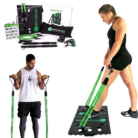 Amazon Gold Box Bodyboss Home Gym 20 Full Portable Gym Home Workout