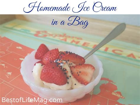 It is best if the cans that contain the cooling liquid are left overnight to. How to Make Ice Cream in a Bag that is Low Fat - The Best of Life® Magazine | Crockpot Recipes ...