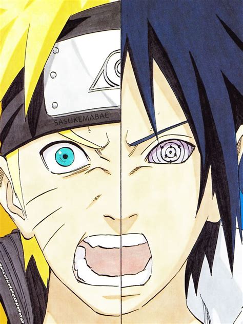 Naruto And Sasuke Fanarts Anime Desenhos Anime