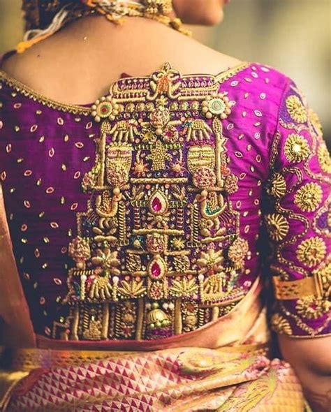 16 Blouse Back Neck Designs For Pattu Sarees That Will Make You Look