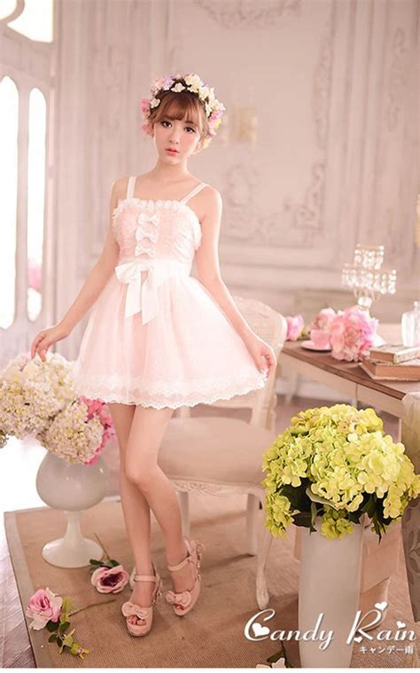 Sweet Pink Bow Princess Lace Dress Pink Girly And Everything Nice Pinterest Lace Pink
