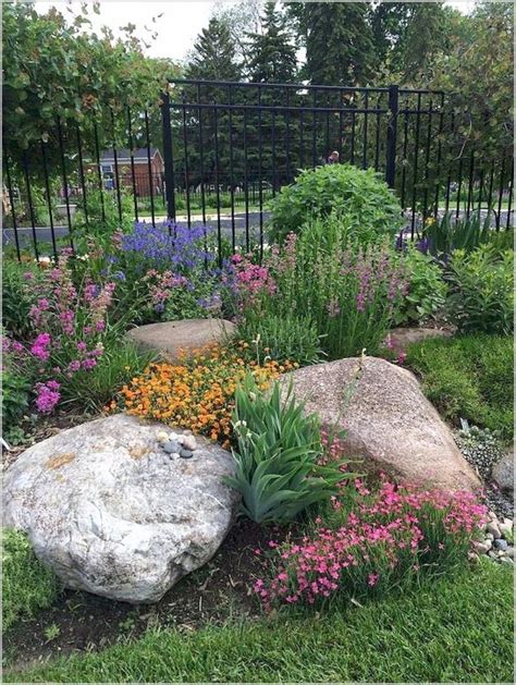 13 Front Yard Landscaping With Large Rocks Design DHOMISH