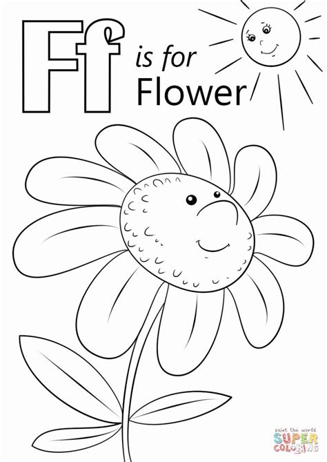 Printable Letter F Coloring Pages Printable Word Searches