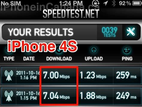 Iphone 4 Vs Iphone 4s Rogers Network Speedtest Video Iphone In
