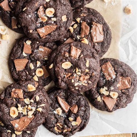Chocolate Hazelnut Cookies Emma Duckworth Bakes
