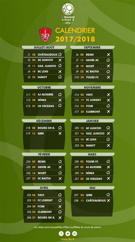 Coppa italia lega pro italy: Football - Ligue 2 : le calendrier 2017-2018 du Stade ...