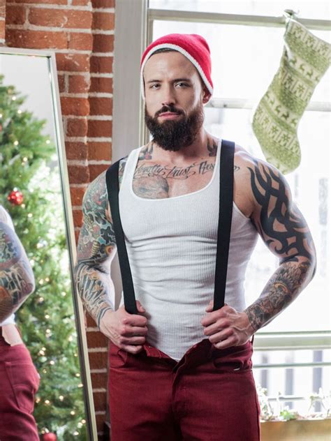 Jordan Levine Punish Me Hipster Santa Gay Male Pattern Baldness Men
