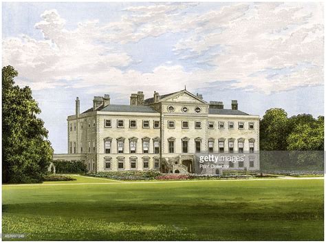 Lathom House Lancashire Home Of Lord Skelmersdale C1880 A Print