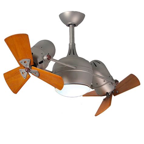 Available in modern, contemporary, rustic, and tropical styles. 40" Dual Head Wood Blade Ceiling Fan - Shades of Light