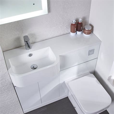 Toilet Sink Combination Unit Bathroom Compact Shower Room Small Bathroom With Shower