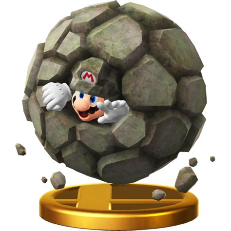 Imagen Trofeo De Mario Roca Ssb4 Wii Upng Smashpedia Fandom