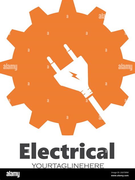 Electrical Service And Installation Logo Icon Vector Stock Vector Image