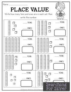 Free printable math worksheets aligned to 1st grade common core standards. 1st grade math worksheets place value tens ones 1 | math ...