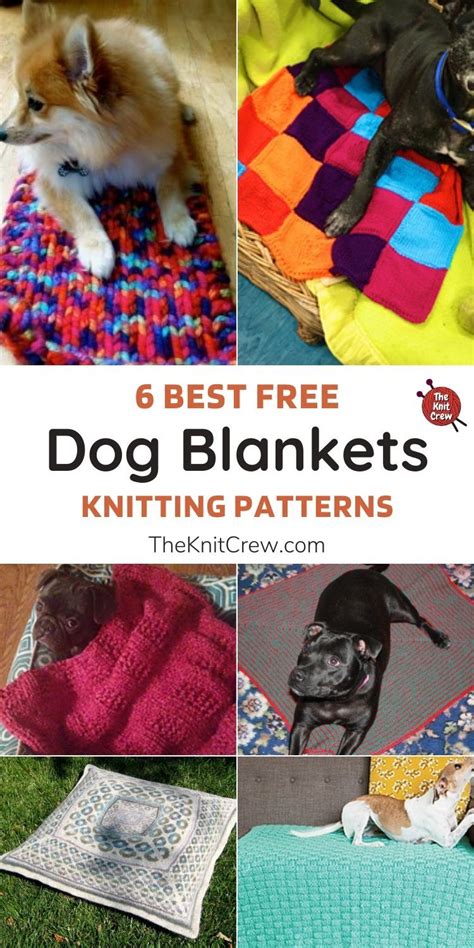 6 Best Free Dog Blanket Knitting Patterns The Knit Crew