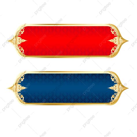 Border 3d Gold Line Text Box Thai Border Text Thai Png Transparent