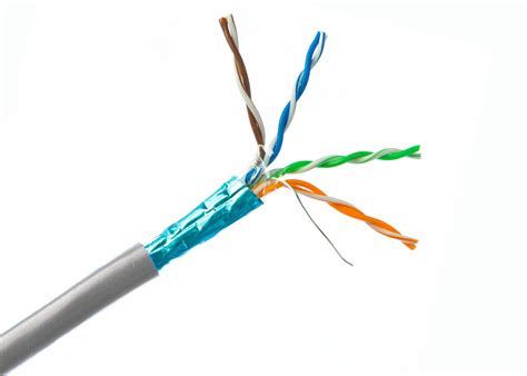 Category 6 cable (cat 6), is a standardized twisted pair cable for ethernet and other network physical layers that is backward compatible with the category 5/5e and category 3 cable standards. Cat6 FTP Cable Bare Copper Conductor Shielded Networking Cable