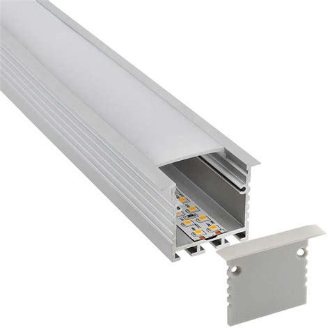 KIT Perfil Aluminio TEITO Para Tiras LED 1 MetroPerfiles De Tech