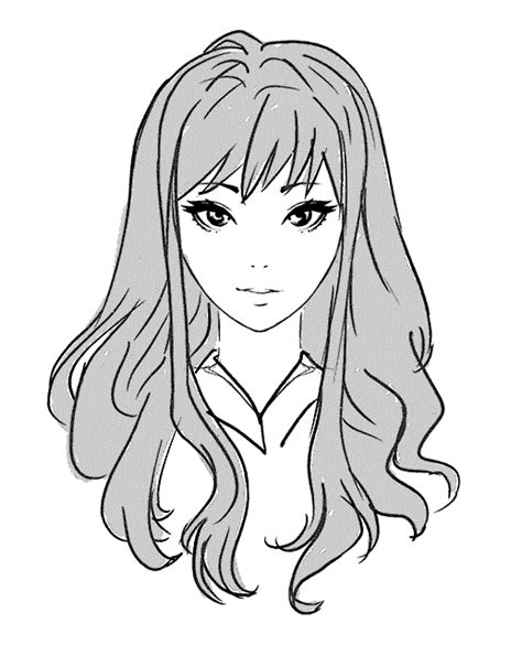 How To Draw Anime Face For Beginners Step By Step Another Free Manga