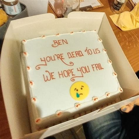 Hilariously Savage Farewell Cakes On Coworkers Last Day Farewell