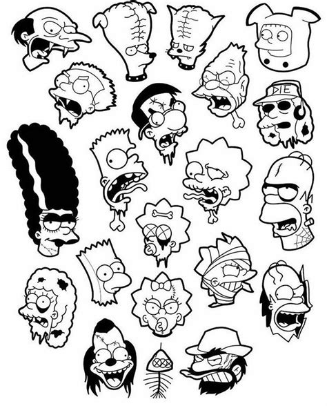 Pin By Mariah George On Cartoon Tattoos Cartoon Character Tattoos Simpsons Tattoo