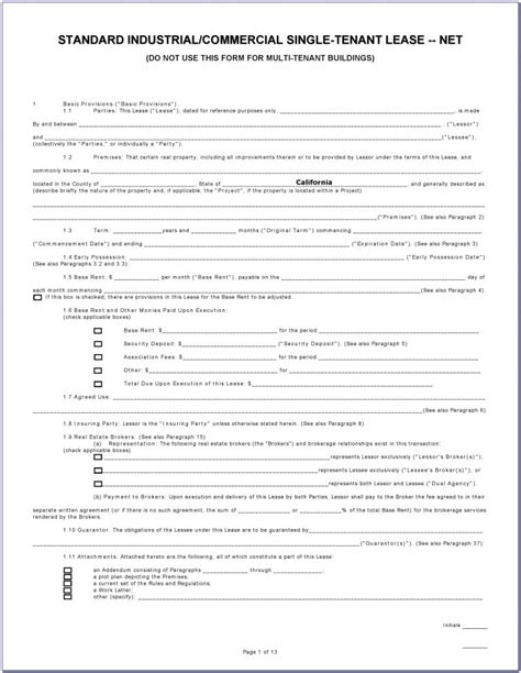 This standard form stipulates all agreement terms, including the listing price, the listing time period. California Association Of Realtors Commercial Lease Agreement Form - Form : Resume Examples # ...
