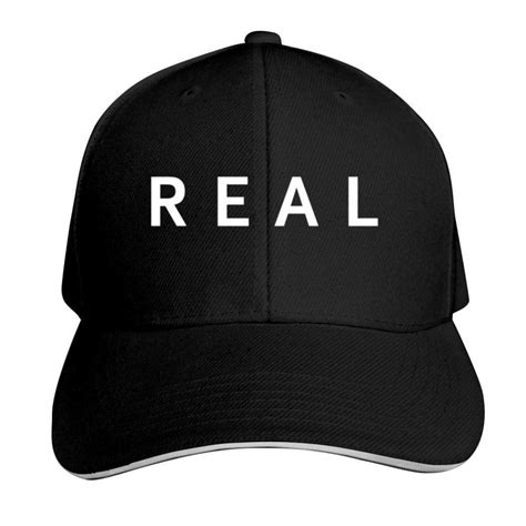 Men Women Nf Real Logo Baseball Cap Hat Black Clothing