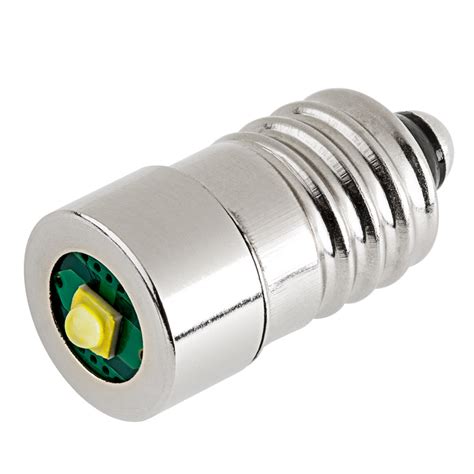 10 X 3v White E10 Led Bulb Flashlight Lamp Replacement Torch Bike Screw