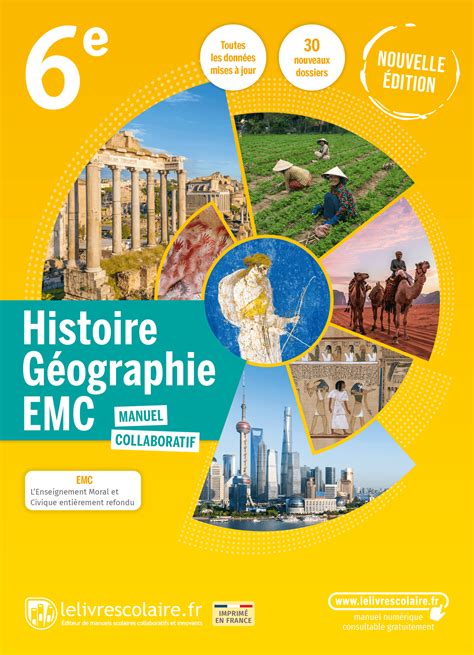 Manuel Histoire Géographie Emc 6e 2022 Lelivrescolairefr