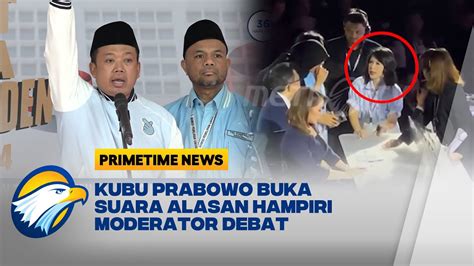 Panas Alasan Kubu Prabowo Hampiri Moderator Debat Karena Diganggu Kubu Ganjar Youtube